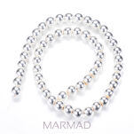 Hematyt posrebrzany - kula 8mm - 2