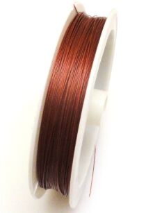 Linka jubilerska - średnica 0,38mm - brązowa