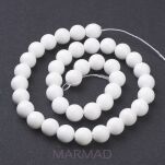 Jadeit Mashan- kula 10mm - biały - 3