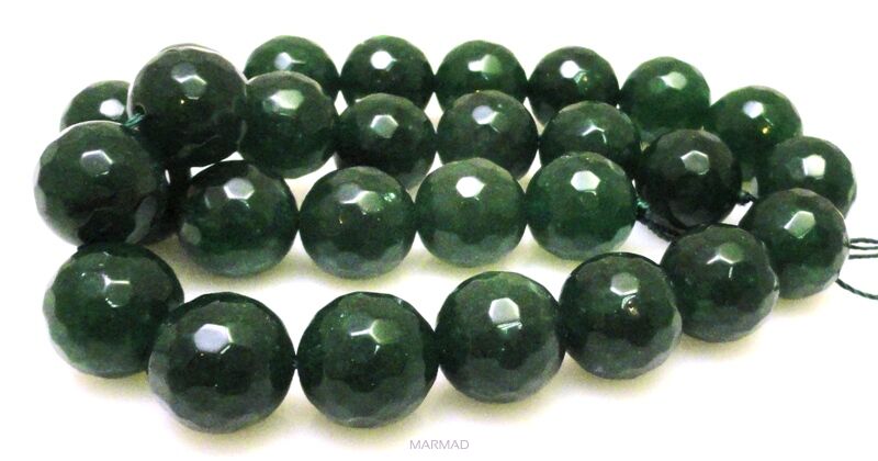 Jadeit fasetowany - kula 14mm