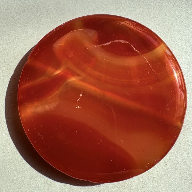 Karneol - moneta 47-49mm- II gatunek