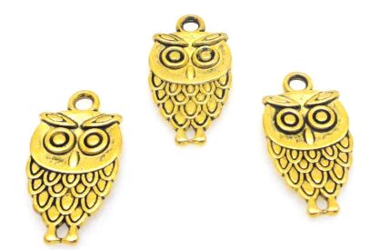 Zawieszka - sowa 18x9mm