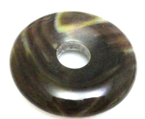 Agat - na wisior - donut 38mm