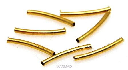 Rurka łuk 15x1,5mm - złocona