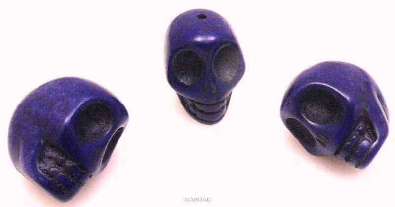 Howlit - czaszka 18x18x14mm - fioletowy