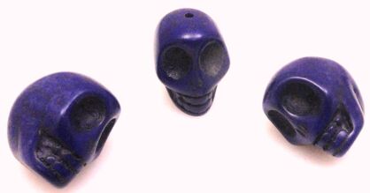 Howlit - czaszka 18x18x14mm - fioletowy