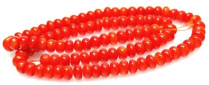 Koral - oponka 6x4mm - pomarańczowy