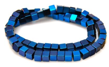 Hematyt niebieski - kostka 6x6mm