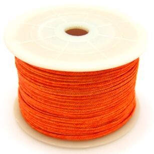 Sznurek do sutaszu - pomarańczowy - 2 metry