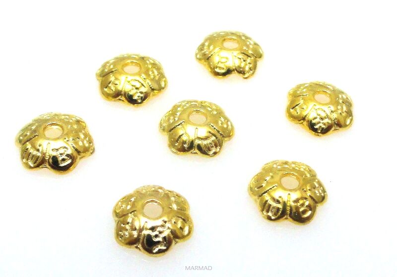 Czapeczki bali na korale - 6mm