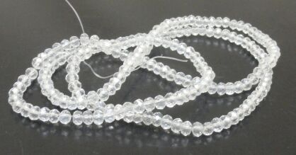 Kryształki fasetowane - oponki 3x2mm