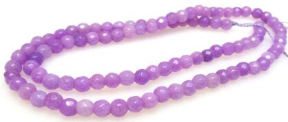 Jadeit fasetowany - kula 4mm 