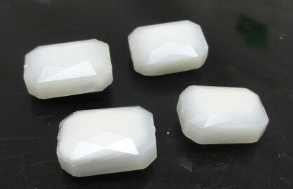 Kryształ fasetowany - prostokąt 14x10mm