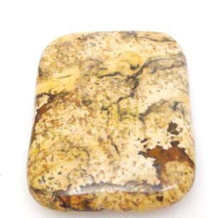 Jaspis obrazkowy - na wisior - prostokąt 40x30mm