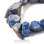 Lapis lazuli - surowe kamienie, bryłki - z otworem - 4