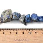 Lapis lazuli - surowe kamienie, bryłki - z otworem - 5