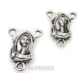 Medalik - łącznik do różańca - dwustronny