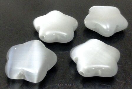 Uleksyt - gwiazda 18mm - szary