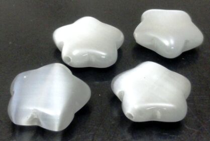 Kocie oko- uleksytowe - gwiazda 18mm - szary