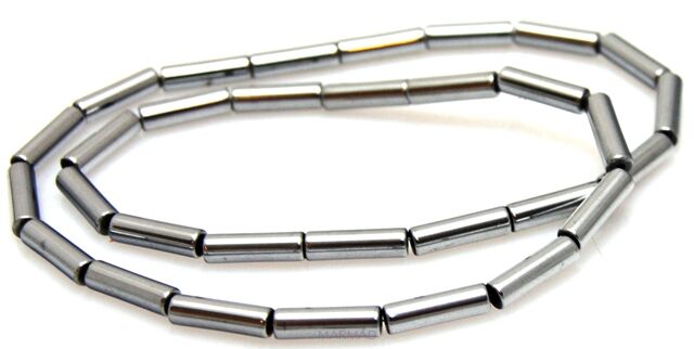 Hematyt srebrny - walec 13x4mm