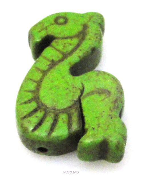 Howlit zielony - smok 30x18mm