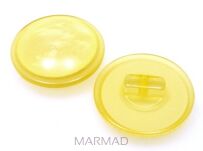 Guziki - moneta 23mm - żółte perłowe - 2