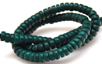 Kokos - talarki 8x3mm - zielony
