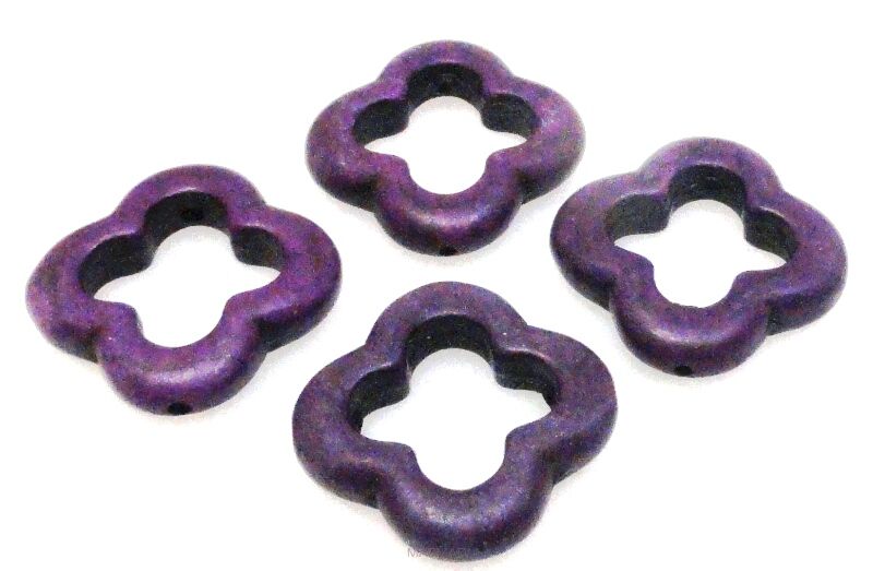 Howlit - kwiatek 18mm - fioletowy