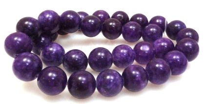Jadeit - kula 12mm - fioletowy