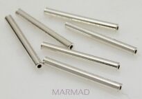 Rurka prosta 20mm/2mm - srebro 925