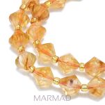 Cytryn naturalny - bicone 8x8mm - 3