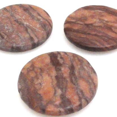 Trawertyn matowy - moneta 30mm