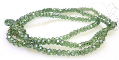 Kryształki fasetowane - oponki 3x2mm