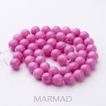 Jadeit Mashan - kula 8mm - różowy - 2