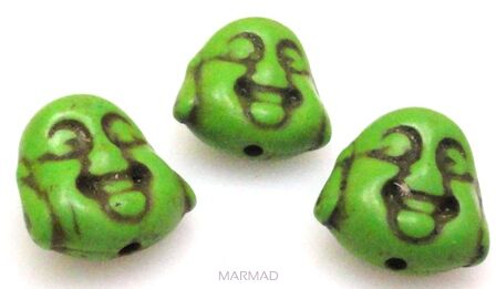 Howlit - Budda 14x13mm - zielony