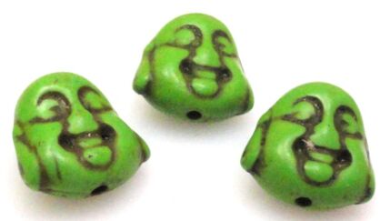 Howlit - Budda 14x13mm - zielony