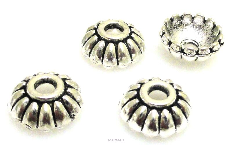 Czapeczki bali na korale kopuła 10mm