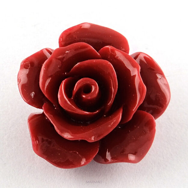 Koral - różyczka czerwona 15mm