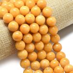 Jadeit Malezyjski żółty- kula 14mm - 2