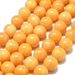 Jadeit Malezyjski żółty- kula 14mm