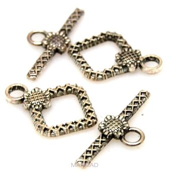 Zapięcie do korali - 20x15mm - komplet