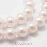 Perła biała muszlowa -6mm - 3