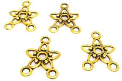 Łącznik, konektor, Baza filigranowa na wisior, kolczyki 17x12mm