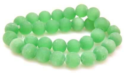 Uleksyt matowy - kula 12mm - jasno zielony