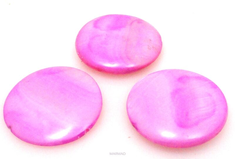 Muszla /Masa perłowa - moneta 30mm