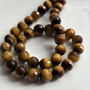 Tygrysie oko fasetowane - kula 10mm