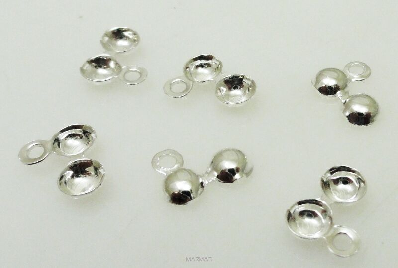 Łapaczki do linek - dziewczynki boczne - srebro 925 - 1 para