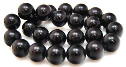 Kocie oko- uleksytowe - kula 16mm - czarny