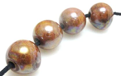 Ceramika - kula 12mm - brązowa