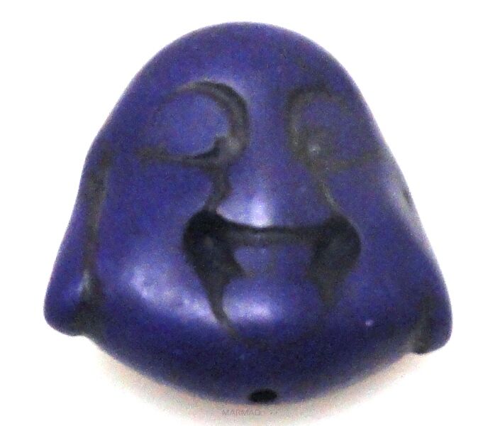 Howlit fioletowy - na wisior - głowa Buddy 30x25mm